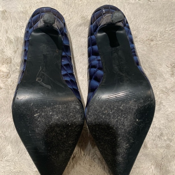 Blue alligator heels - Picture 3 of 4